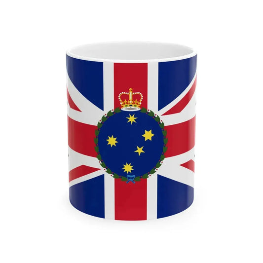 Flag of the Governor of New South Wales 1870-1876 (Australia) White Coffee Mug 11oz - Go Mug Yourself