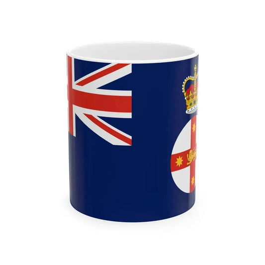 Flag of the Governor of New South Wales (Australia) White Coffee Mug 11oz - Go Mug Yourself