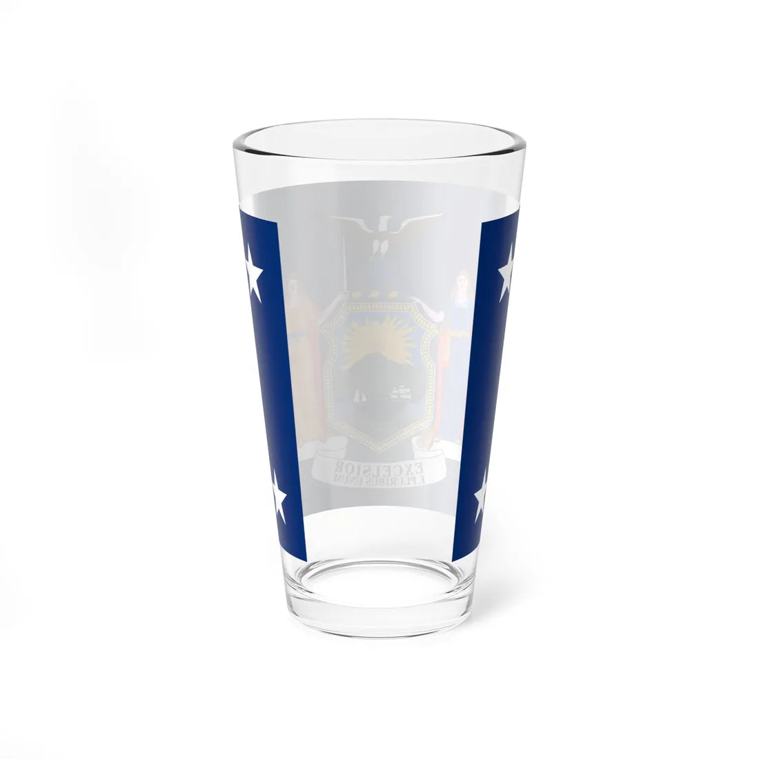 Flag of the Governor of New York (United States) Pint Glass 16oz - Go Mug Yourself