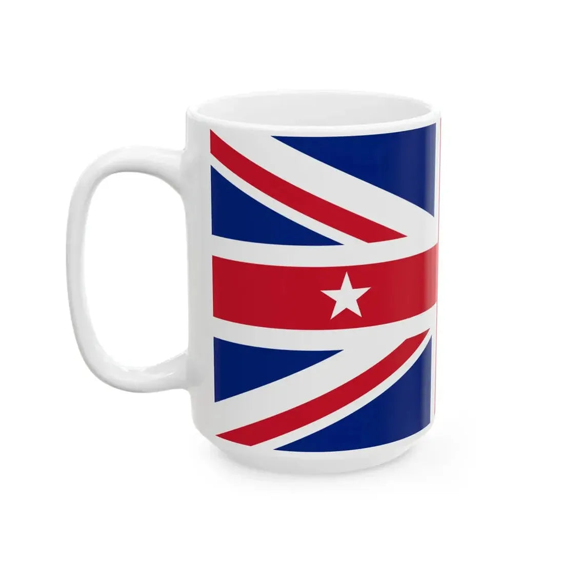 Flag of the Governor of New Zealand 1868-1874 (New Zealand) White Coffee Mug - Go Mug Yourself