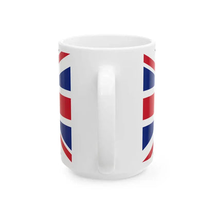 Flag of the Governor of New Zealand 1908-1936 (New Zealand) White Coffee Mug - Go Mug Yourself