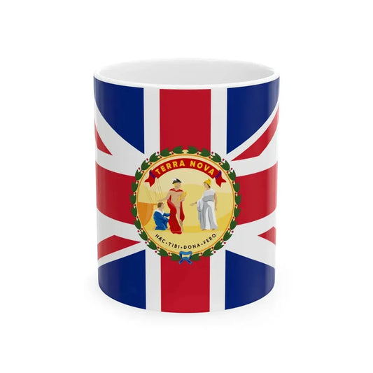 Flag of the Governor of Newfoundland 1904-1975 (Canada) White Coffee Mug 11oz - Go Mug Yourself
