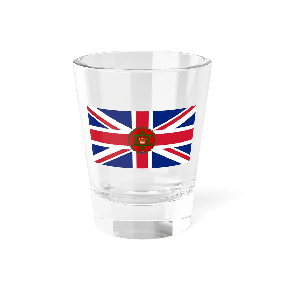 Flag of the Governor of Nigeria 1952-1960 (Niger) Shot Glass 1.5oz 1.5oz - Go Mug Yourself