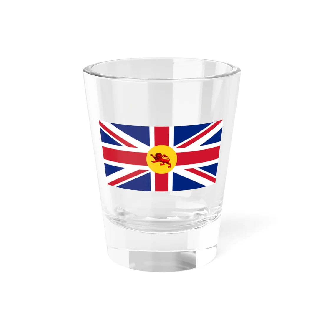 Flag of the Governor of North Borneo 1915-1946 (Malaysia) Shot Glass 1.5oz 1.5oz - Go Mug Yourself