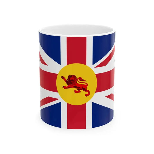 Flag of the Governor of North Borneo 1915-1946 (Malaysia) White Coffee Mug 11oz - Go Mug Yourself