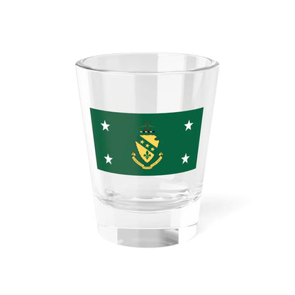 Flag of the Governor of North Dakota (United States) Shot Glass 1.5oz 1.5oz - Go Mug Yourself