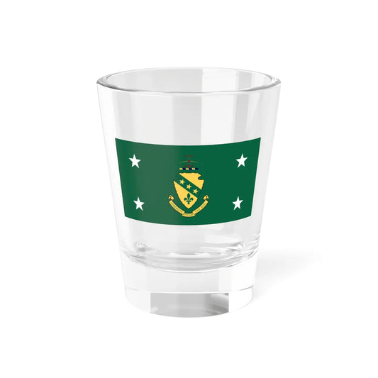 Flag of the Governor of North Dakota (United States) Shot Glass 1.5oz 1.5oz - Go Mug Yourself