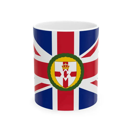 Flag of the Governor of Northern Ireland 1922-1973 (Ireland) White Coffee Mug 11oz - Go Mug Yourself