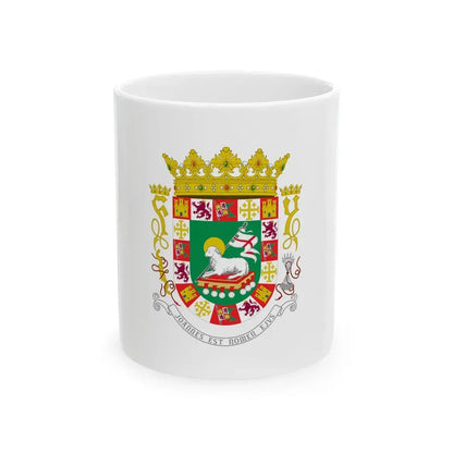 Flag of the Governor of Puerto Rico (United States) White Coffee Mug 11oz - Go Mug Yourself