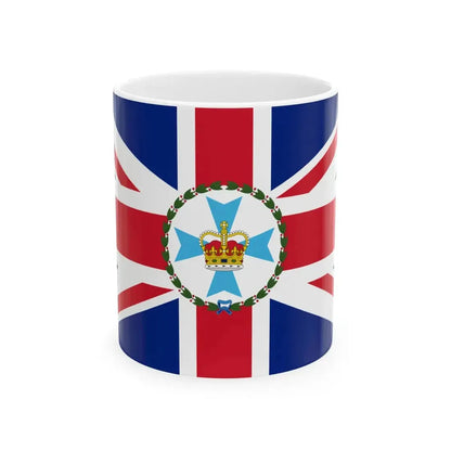 Flag of the Governor of Queensland (Australia) White Coffee Mug 11oz - Go Mug Yourself