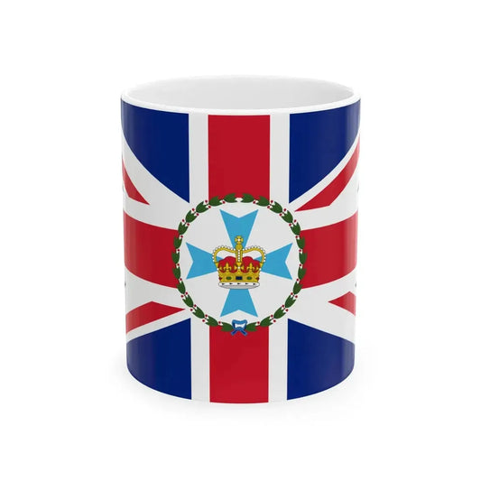 Flag of the Governor of Queensland (Australia) White Coffee Mug 11oz - Go Mug Yourself