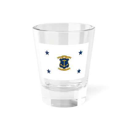 Flag of the Governor of Rhode Island (United States) Shot Glass 1.5oz 1.5oz - Go Mug Yourself