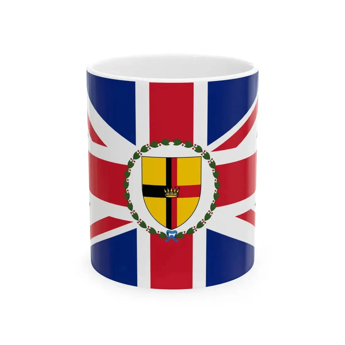 Flag of the Governor of Sarawak 1947-1963 (Malaysia) White Coffee Mug 11oz - Go Mug Yourself