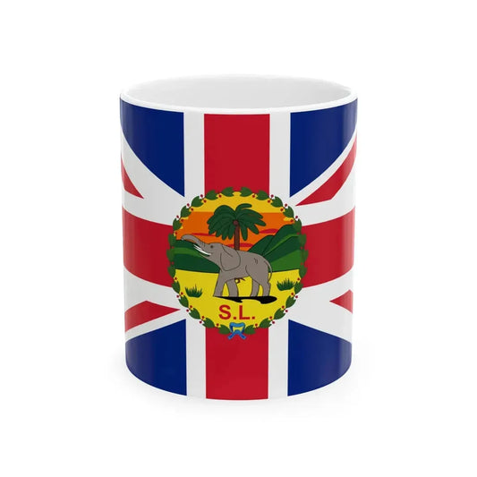 Flag of the Governor of Sierra Leone 1889-1916 (Sierra Leone) White Coffee Mug 11oz - Go Mug Yourself