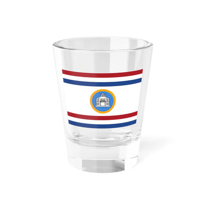 Flag of the Governor of Sint Maarten (Netherlands) Shot Glass 1.5oz 1.5oz - Go Mug Yourself