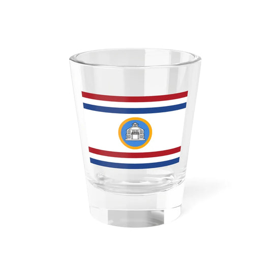 Flag of the Governor of Sint Maarten (Netherlands) Shot Glass 1.5oz 1.5oz - Go Mug Yourself