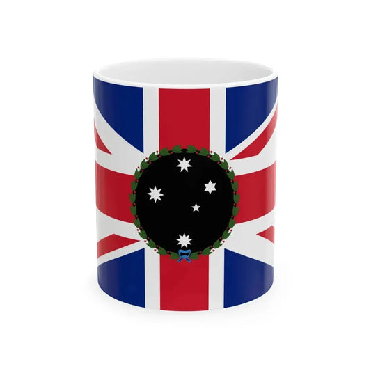 Flag of the Governor of South Australia 1870-1876 (Australia) White Coffee Mug 11oz - Go Mug Yourself