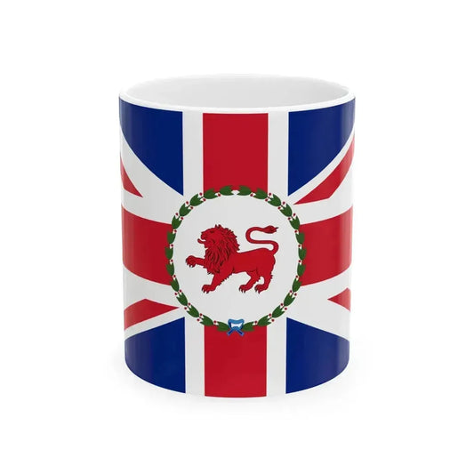 Flag of the Governor of Tasmania 1876-1977 (Australia) White Coffee Mug 11oz - Go Mug Yourself