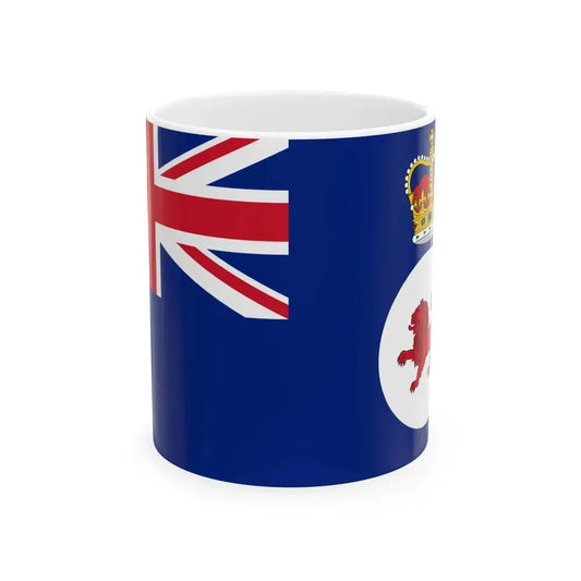 Flag of the Governor of Tasmania (Australia) White Coffee Mug 11oz - Go Mug Yourself