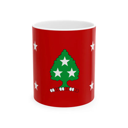 Flag of the Governor of Tennessee (United States) White Coffee Mug 11oz - Go Mug Yourself