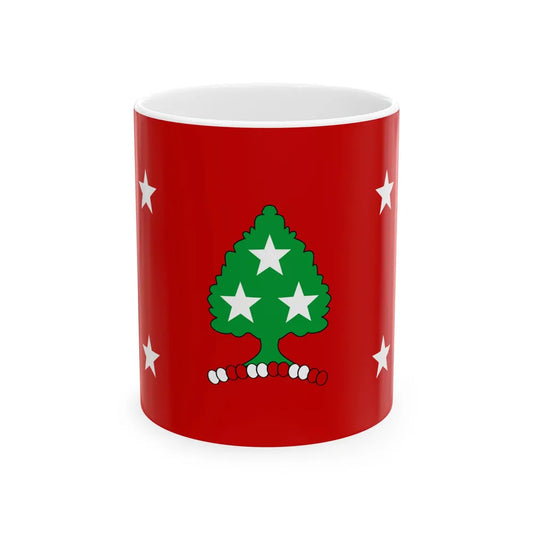 Flag of the Governor of Tennessee (United States) White Coffee Mug 11oz - Go Mug Yourself