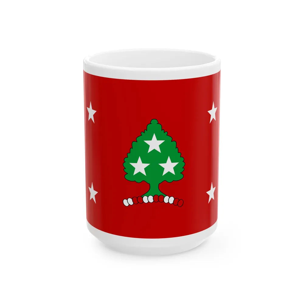 Flag of the Governor of Tennessee (United States) White Coffee Mug 15oz - Go Mug Yourself