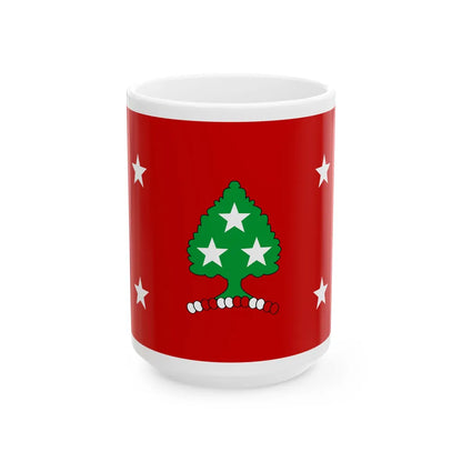Flag of the Governor of Tennessee (United States) White Coffee Mug 15oz - Go Mug Yourself