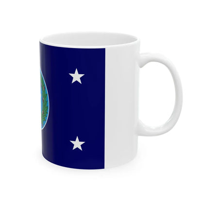 Flag of the Governor of Texas (United States) White Coffee Mug - Go Mug Yourself
