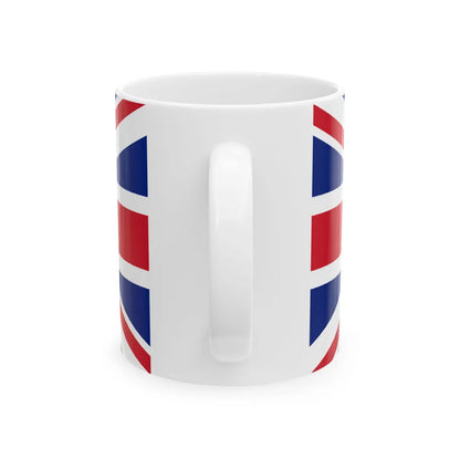 Flag of the Governor of the Bahamas 1904-1953 (Bahamas) White Coffee Mug - Go Mug Yourself
