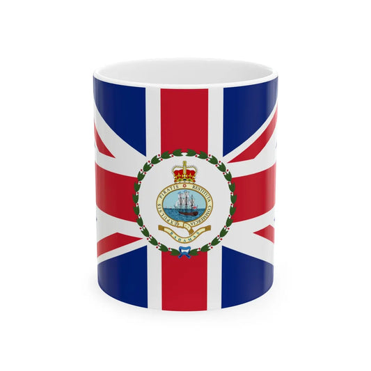 Flag of the Governor of the Bahamas 1964-1973 (Bahamas) White Coffee Mug 11oz - Go Mug Yourself
