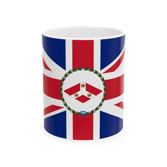 Flag of the Governor of the British Straits Settlements 1874-1904 (Malaysia) White Coffee Mug 11oz - Go Mug Yourself