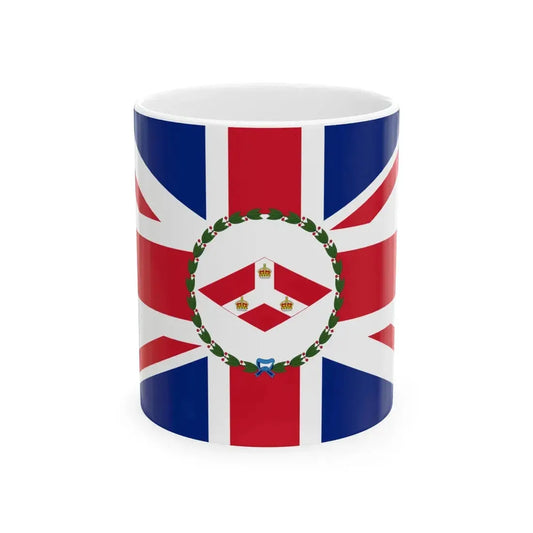 Flag of the Governor of the British Straits Settlements 1904-1946 (Malaysia) White Coffee Mug 11oz - Go Mug Yourself