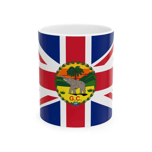Flag of the Governor of the Gold Coast 1877-1957 (Ghana) White Coffee Mug 11oz - Go Mug Yourself