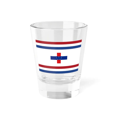 Flag of the Governor of the Netherlands Antilles 1986-2010 (Netherlands) Shot Glass 1.5oz 1.5oz - Go Mug Yourself