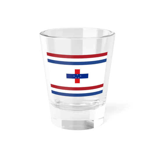 Flag of the Governor of the Netherlands Antilles 1986-2010 (Netherlands) Shot Glass 1.5oz 1.5oz - Go Mug Yourself