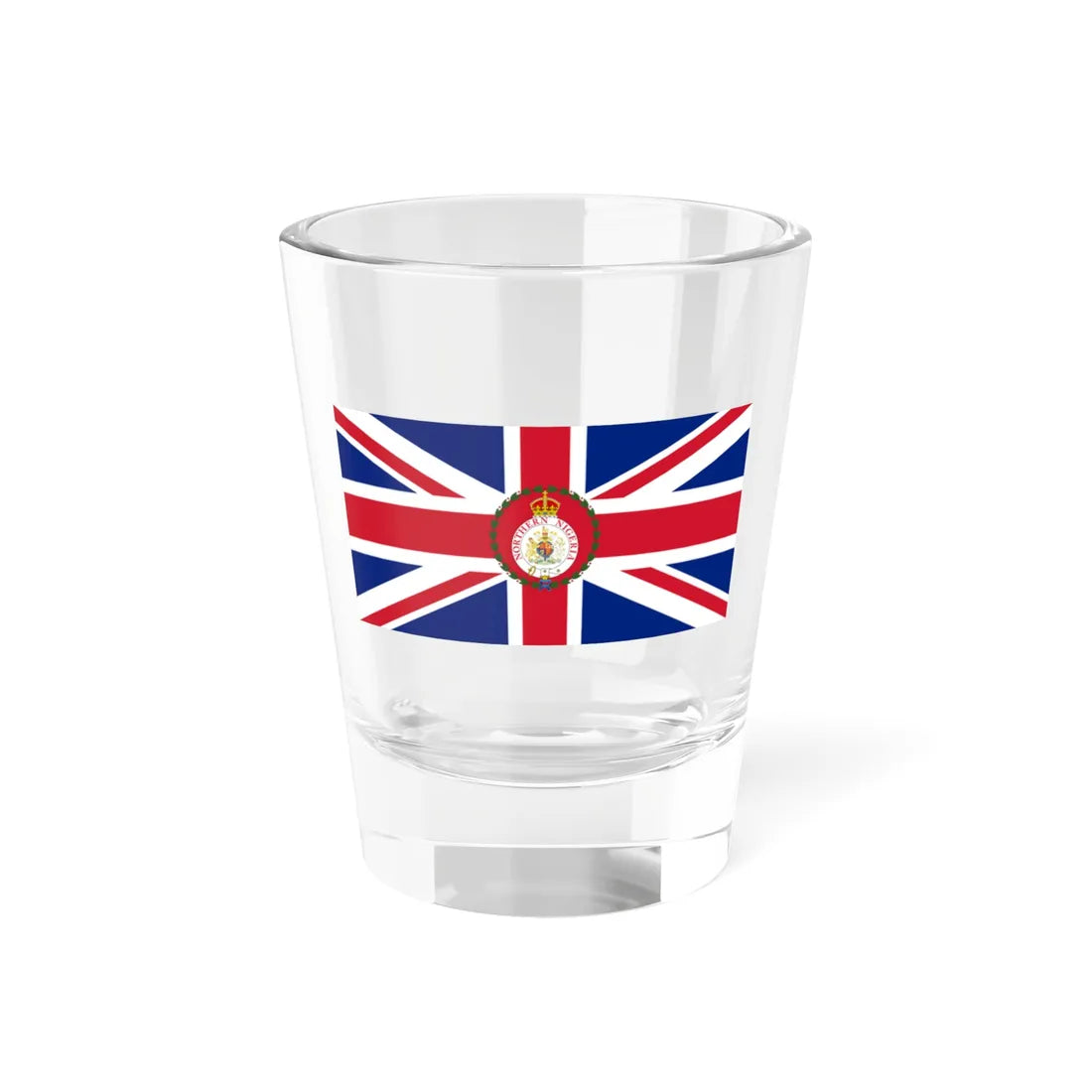 Flag of the Governor of the Northern Nigeria Protectorate 1908-1914 (Niger) Shot Glass 1.5oz 1.5oz - Go Mug Yourself
