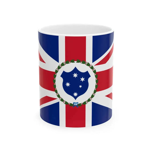 Flag of the Governor of Victoria 1870-1877 (Australia) White Coffee Mug 11oz - Go Mug Yourself