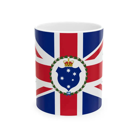 Flag of the Governor of Victoria 1877-1901 (Australia) White Coffee Mug 11oz - Go Mug Yourself