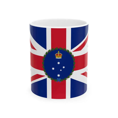 Flag of the Governor of Victoria 1903-1952 (Australia) White Coffee Mug 11oz - Go Mug Yourself