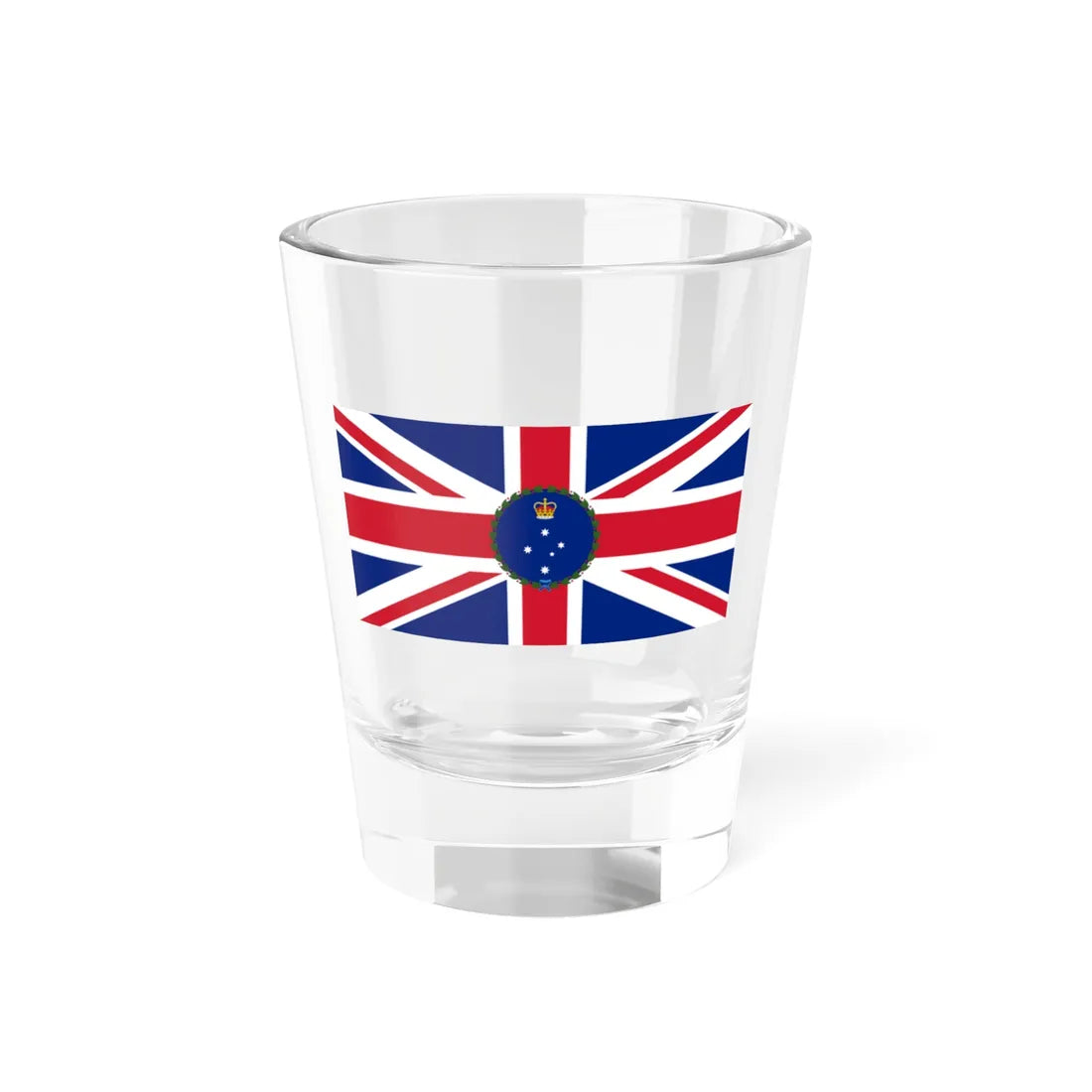 Flag of the Governor of Victoria 1952-1984 (Australia) Shot Glass 1.5oz 1.5oz - Go Mug Yourself