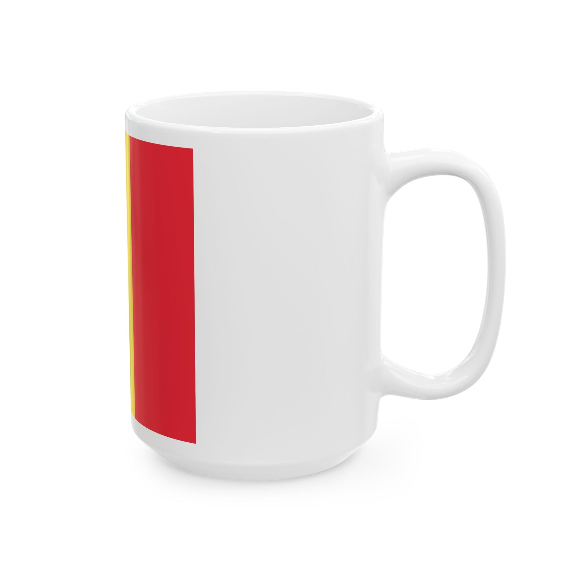 Flag of the Governor of West Flanders (Belgium) White Coffee Mug-Go Mug Yourself