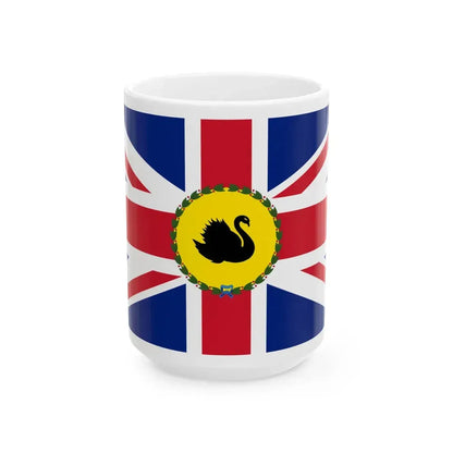 Flag of the Governor of Western Australia 1870-1953 (Australia) White Coffee Mug 15oz - Go Mug Yourself