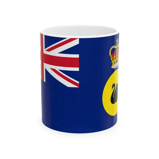 Flag of the Governor of Western Australia (Australia) White Coffee Mug 11oz - Go Mug Yourself