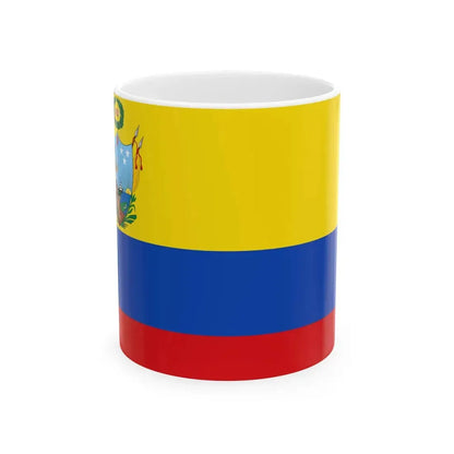 Flag of the Gran Colombia 1819-1820 version 1 (Colombia) White Coffee Mug 11oz - Go Mug Yourself