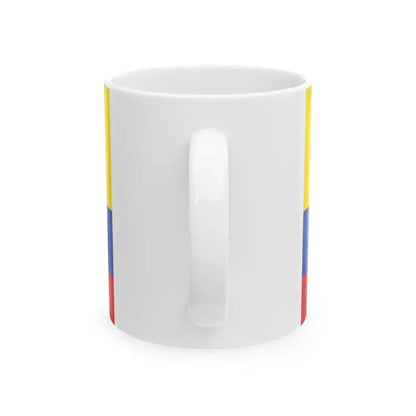 Flag of the Gran Colombia 1819-1820 version 2 (Colombia) White Coffee Mug - Go Mug Yourself