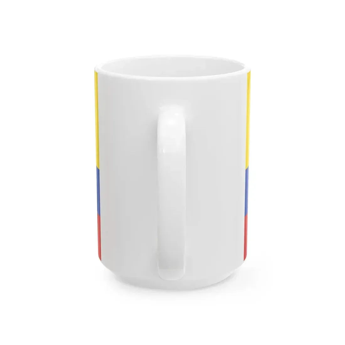Flag of the Gran Colombia 1819-1820 version 2 (Colombia) White Coffee Mug - Go Mug Yourself