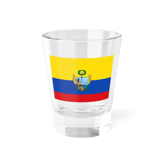 Flag of the Gran Colombia 1819-1820 version 3 (Colombia) Shot Glass 1.5oz 1.5oz - Go Mug Yourself