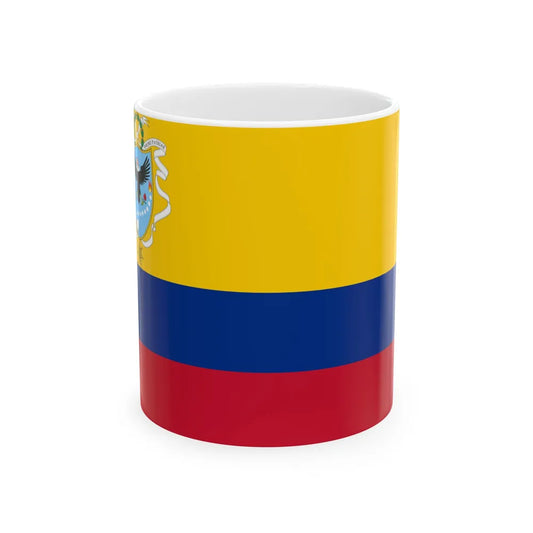 Flag of the Gran Colombia 1820-1821 recolor (Colombia) White Coffee Mug 11oz - Go Mug Yourself