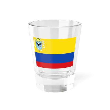 Flag of the Gran Colombia 1820-1821 version 1 (Colombia) Shot Glass 1.5oz 1.5oz - Go Mug Yourself