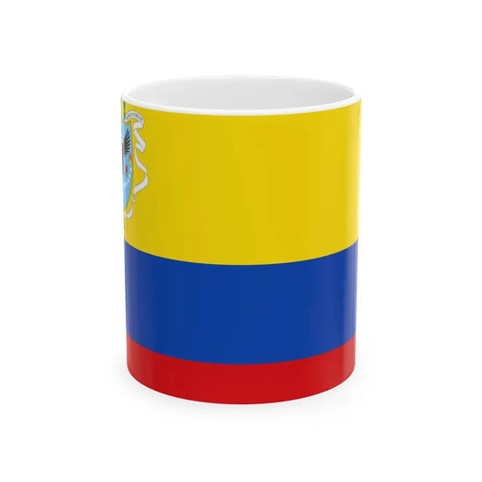 Flag of the Gran Colombia 1820-1821 version 1 (Colombia) White Coffee Mug 11oz - Go Mug Yourself